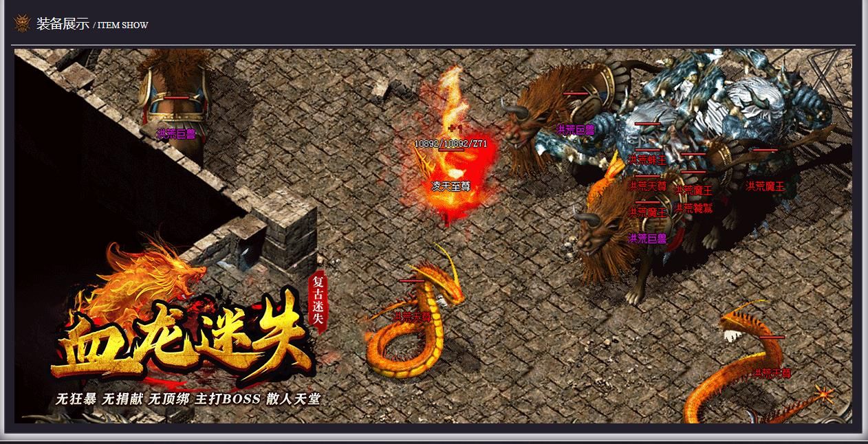 [gom引擎]血龙迷失复古三职业版
