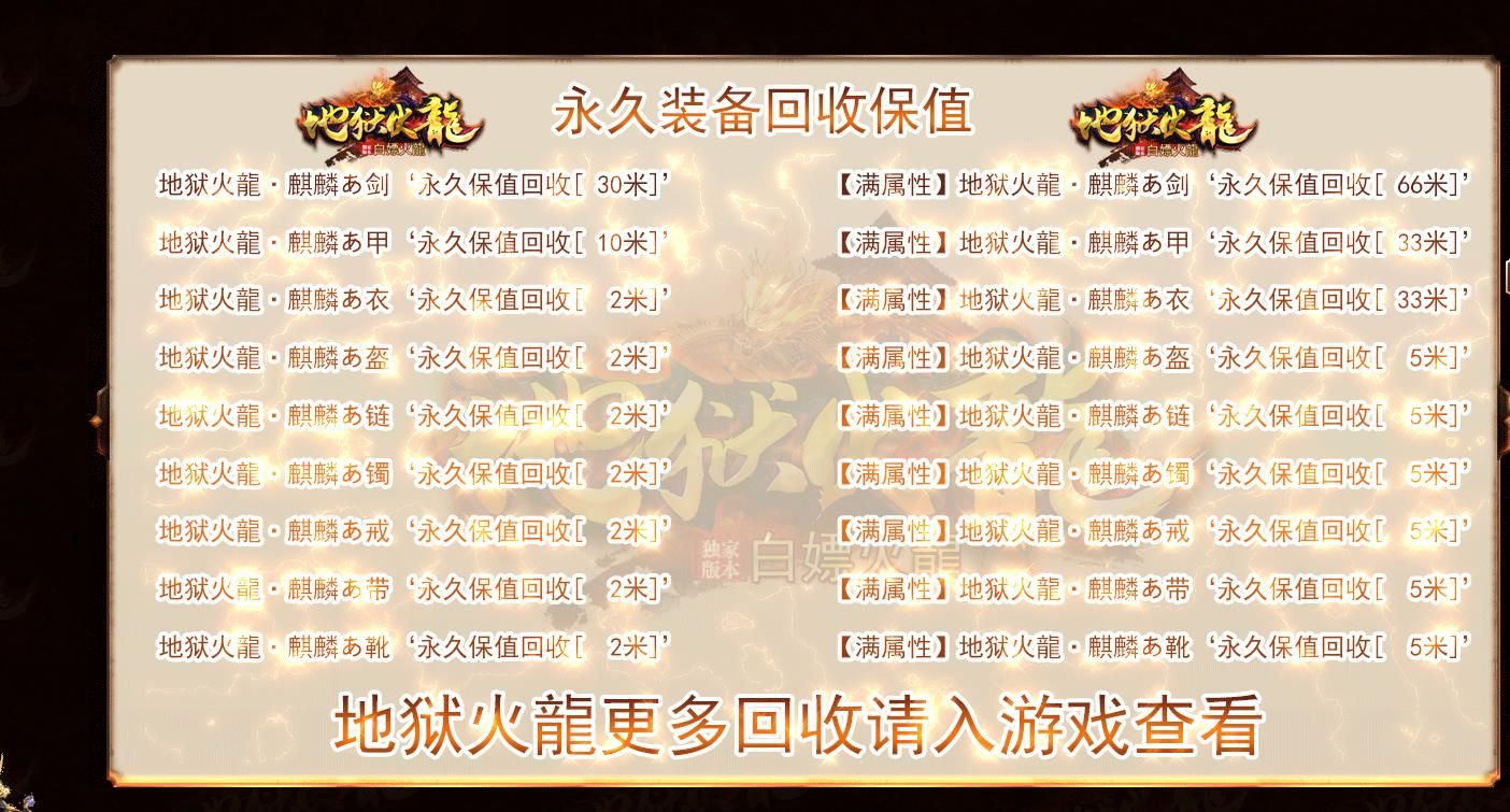 [gom引擎]地狱火龙白嫖复古公益上岛三职业版