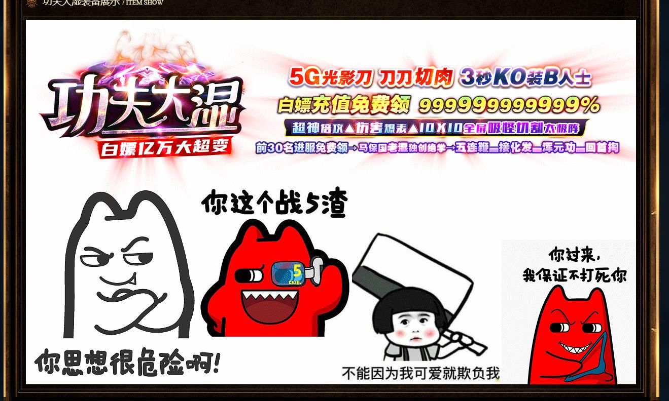 [gom引擎]功夫大湿单职业版