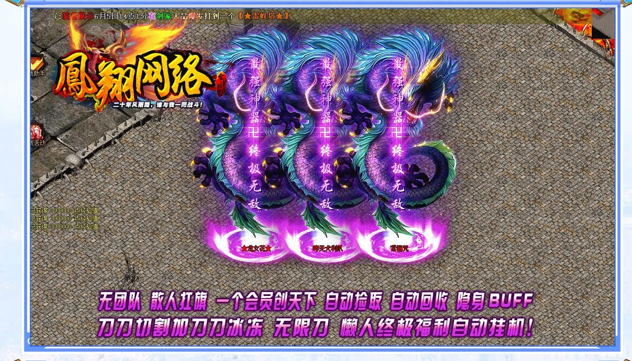 [gom引擎]凤翔网络龙渊新版神器打金单职业版