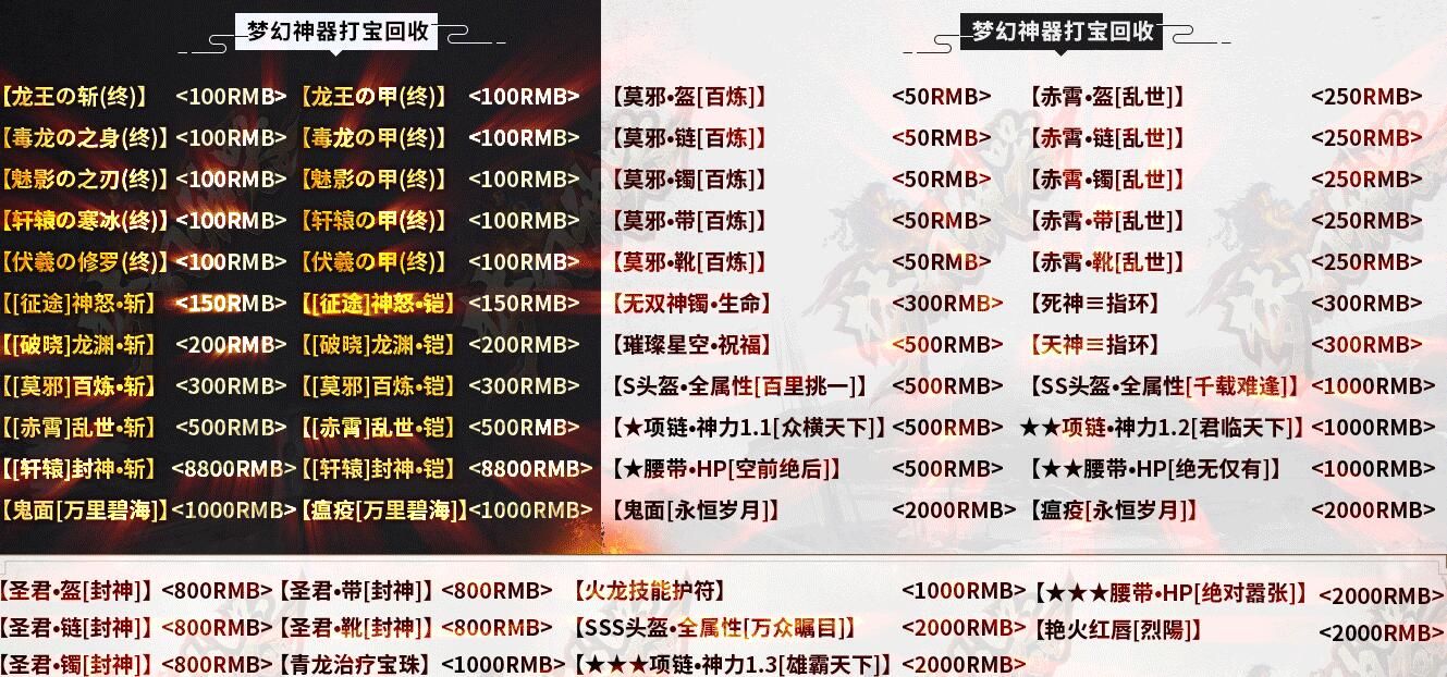 [gom引擎]传奇开服一条龙套餐:梦幻神器复古单职业第二季