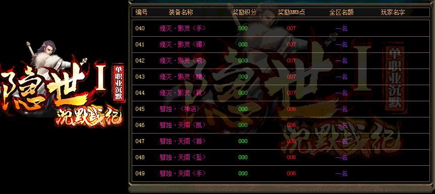 [gom引擎]隐世Ⅰ单职业:沉默战纪复古公益打金传奇商业版本下载