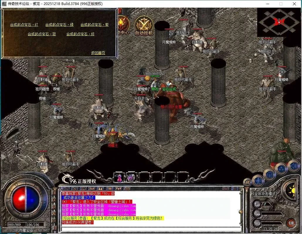 [996PC引擎] 复古180版本-雷霆终极-天下第一-隐藏NPC-抖音闻风版本-细节开区-带网站-开区版