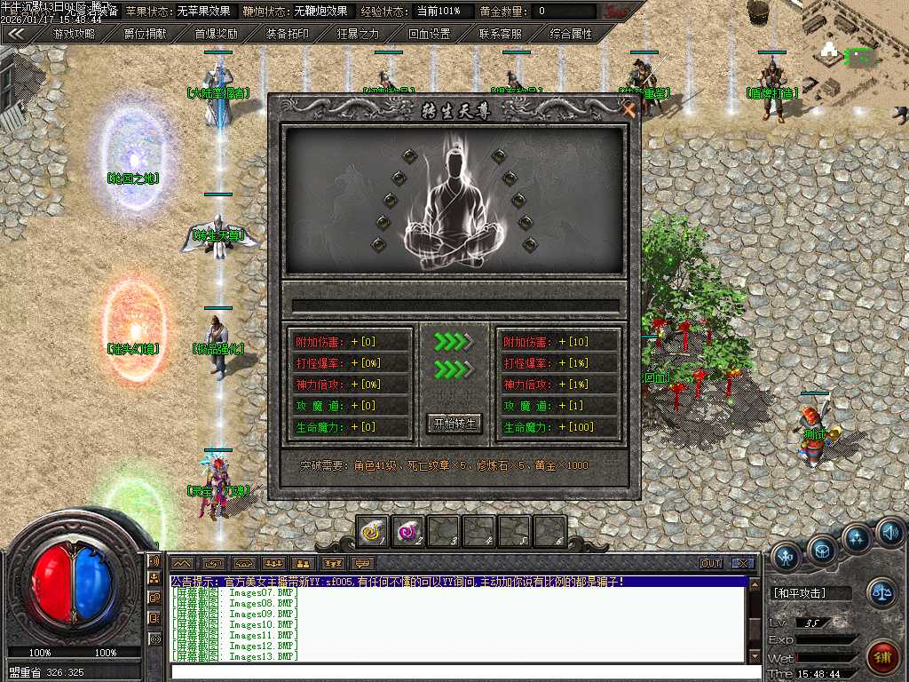 牛牛沉默单职业-四大陆