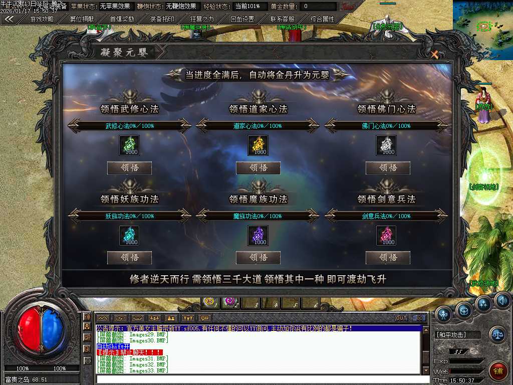 牛牛沉默单职业-四大陆